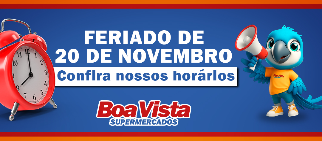 Horários de Atendimento - 20 de Novembro