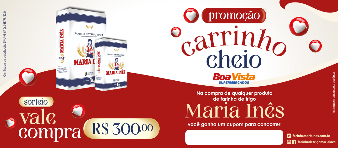 Promoção Carrinho Cheio Maria Inês