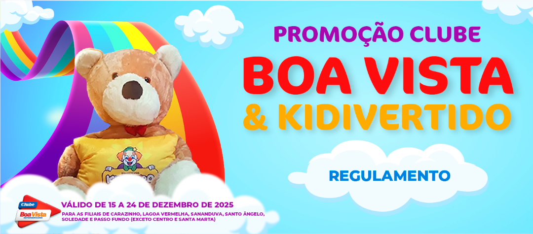 Regulamento Promoção Kidivertido Clube Boa Vista - Especial Natal