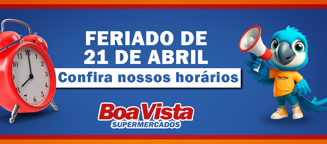 Horários Feriado 21 de Abril