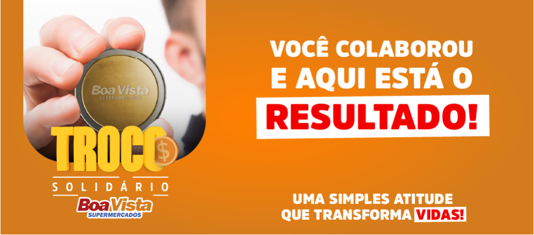 Resultado Troco Solidário Abril