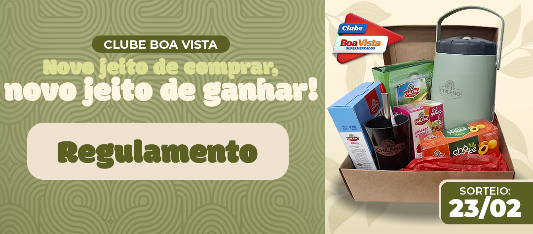 Regulamento Promoção Clube Boa Vista: Cadastre & Concorra - Tupanciretã